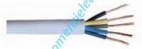 Cablu flexibil cupru MYYM 5X10 mm alb